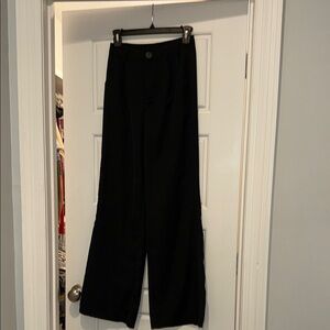 Black Dress Pants with Flowing Silhouette